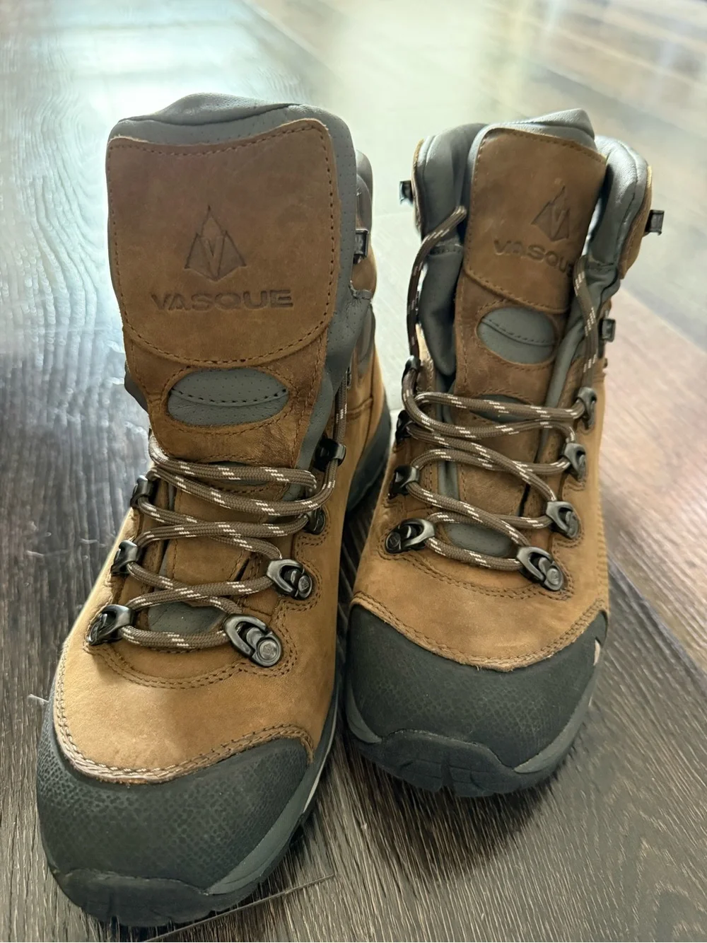 Vasque Gray and Brown Women's Hiking Shoes